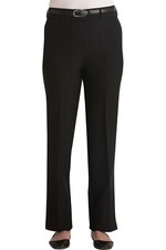 Edwards STYLE 8794 BLACK ESSENTIAL FLAT FRONT NO-POCKET PANTS Size: 16 Unhemmed