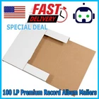 100 LP Premium Record Album Mailers Book Box Variable Depth Laser Disc Mailers