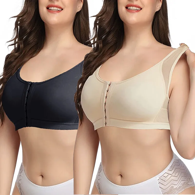 Post Surgery Bra Surgical Shaper Compression Sports Front Closure Bras  Support X