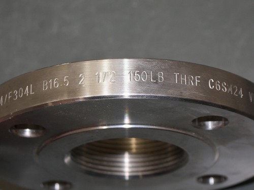 Smith Cooper Threaded Floor Flange 4381001060, 2-1/2" NPT, 304 SS, Class 150 - Picture 5 of 6