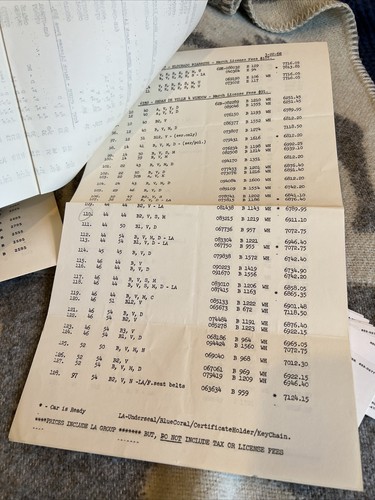 SIXTY-TWO CADILLAC CAR SALES BROCHURE Los Angeles Dealer Sheets Cards 1962 - Picture 4 of 14