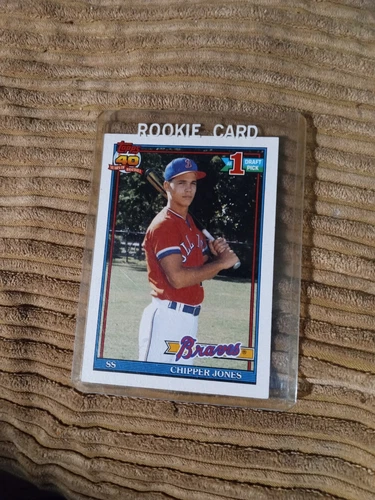 1991  Chipper Jones Rookie Card Topps #333