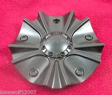 MKW Wheels Black Custom Wheel Center Caps Set of 1 # C006401CAP AVC-F608C