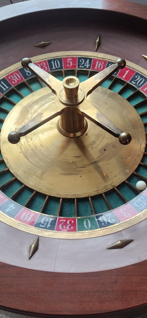 Full Size Classic Excasino John Huxley Roulette Wheel 1980s 32 Inch eBay