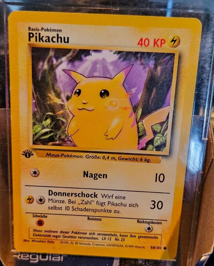 Pokémon - Pikachu (58/102) - Conjunto básico 