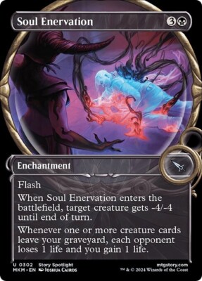 Showcase SOUL ENERVATION x4 mtg NM-M Murders at Karlov Manor Unc