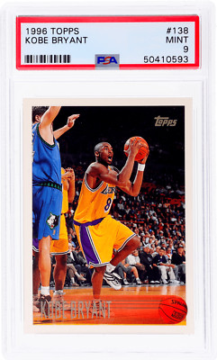 1996 Topps Kobe Bryant #138 PSA 9 Rookie RC | eBay