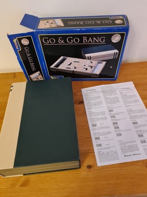 Philos Go & Go Bang Brettspiel 2 Spieler Strategie Holzkoffer guter gebrauchter Zustand