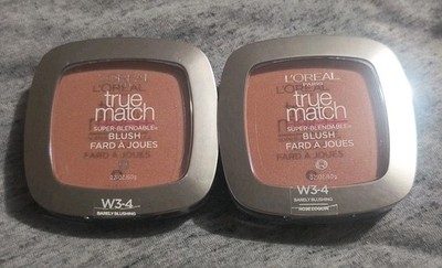 2 L'Oreal Paris True Match Super Blendable Powder Blush W3-4 Sealed 