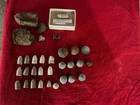 Lot Of 30 Civil War Dug Artifacts, lead balls, bullets, gun worm, shrapnel
