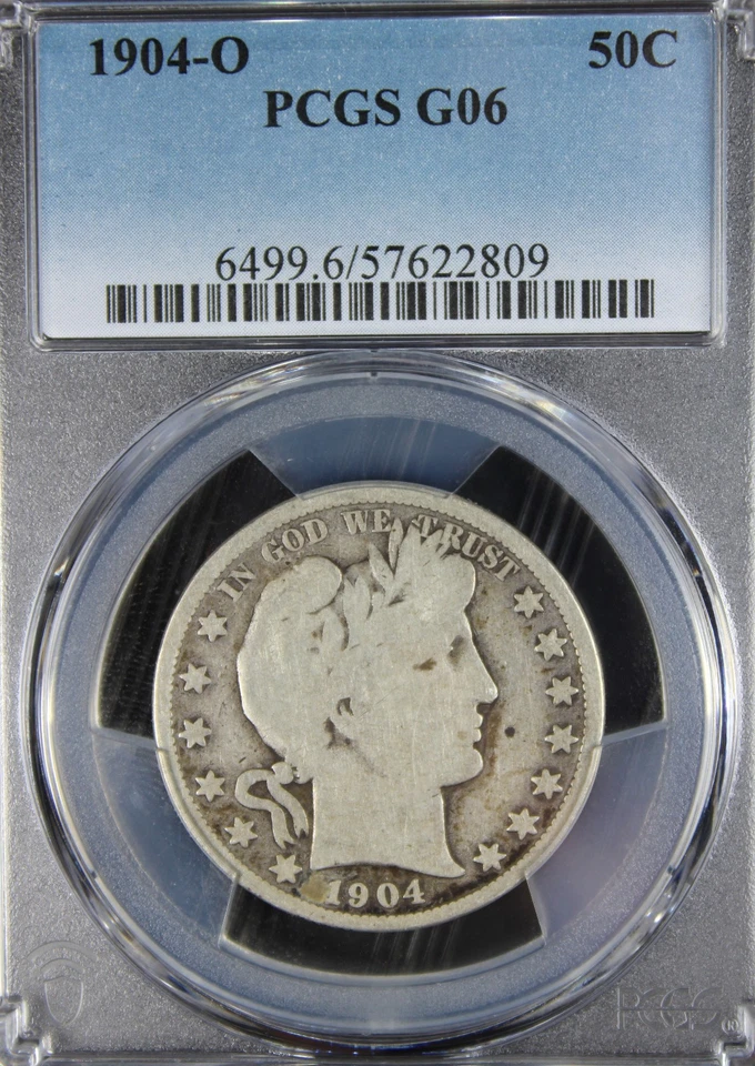 1904-O G06 Barber Half Dollar, PCGS 57622809 - Image 3 of 4