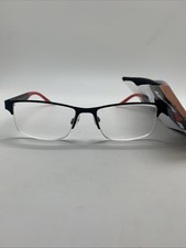 Foster Grant IRONMAN 2.00 IM1001 BLK/RED Men's Reading Glasses READERS