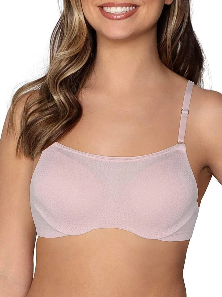 Fruit of the Loom Women's Cami Bra Breathable with Convertible Straps - Image 4 of 4