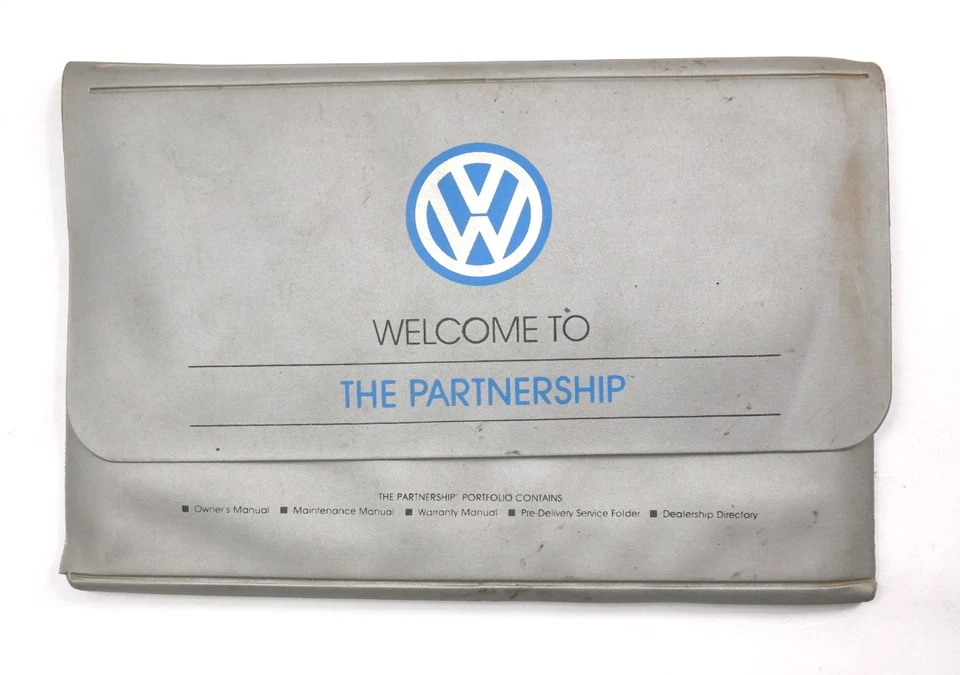 Volkswagen VW Jetta MK2 1987 87 manual del propietario libro - original - Foto 2 de 3