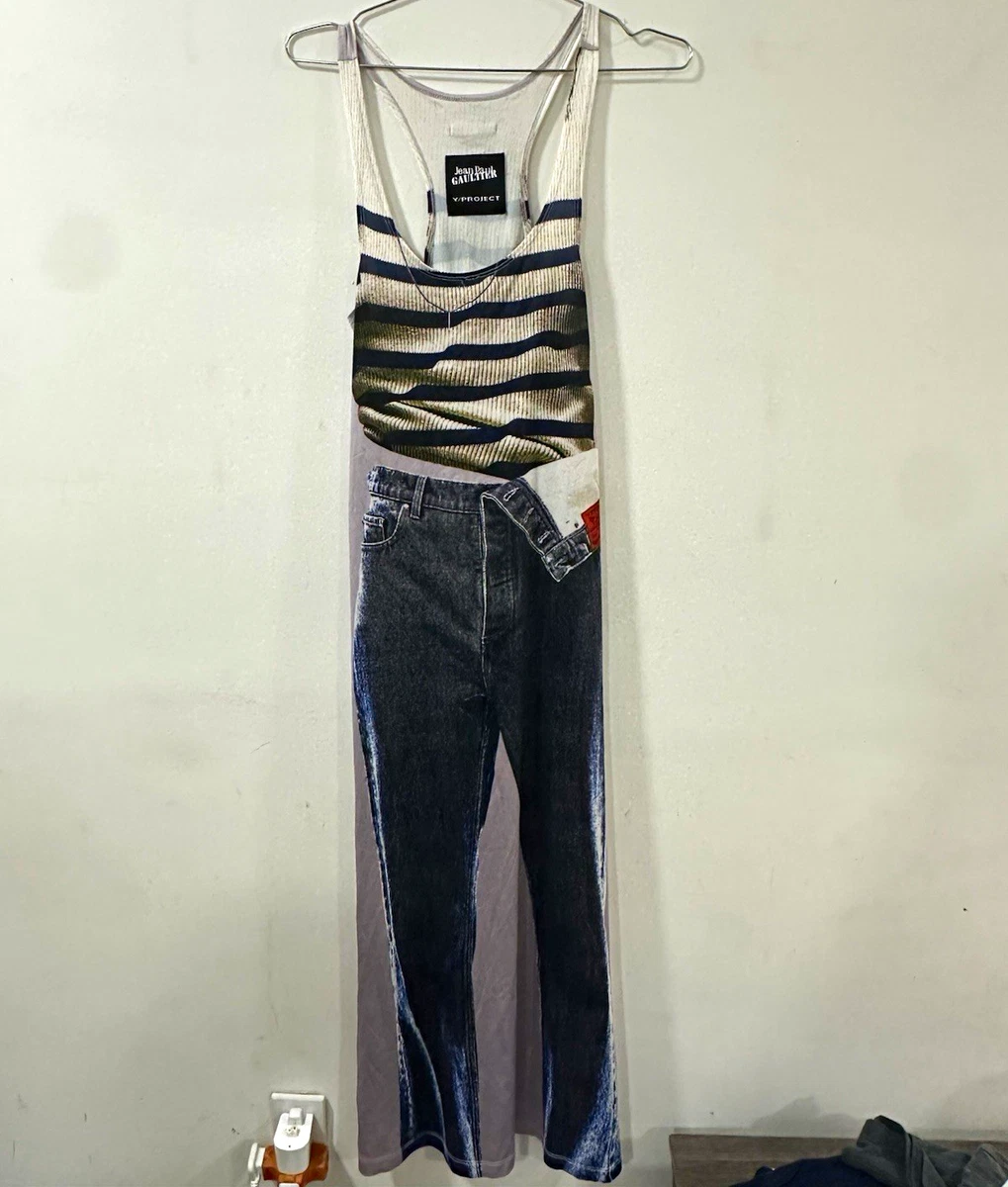 サロペット・オーバーオール・オールインワン 00s Jean Paul Gaultier Denim overalls 40 Jean Paul Gaultier Jumpsuits & Rompers for Women for sale | eBay