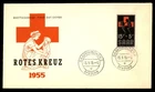 Mayfairstamps Germany FDC 1955 Saarbrucken Red Cross First Day Cover cca_27095