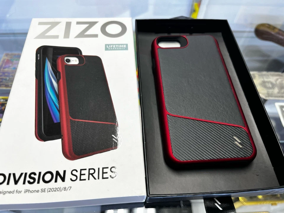 ZIZO DIVISION Series Case Black & Red For iPhone SE / 8 / 7  4.7 Inch NEW - Image 3 of 3