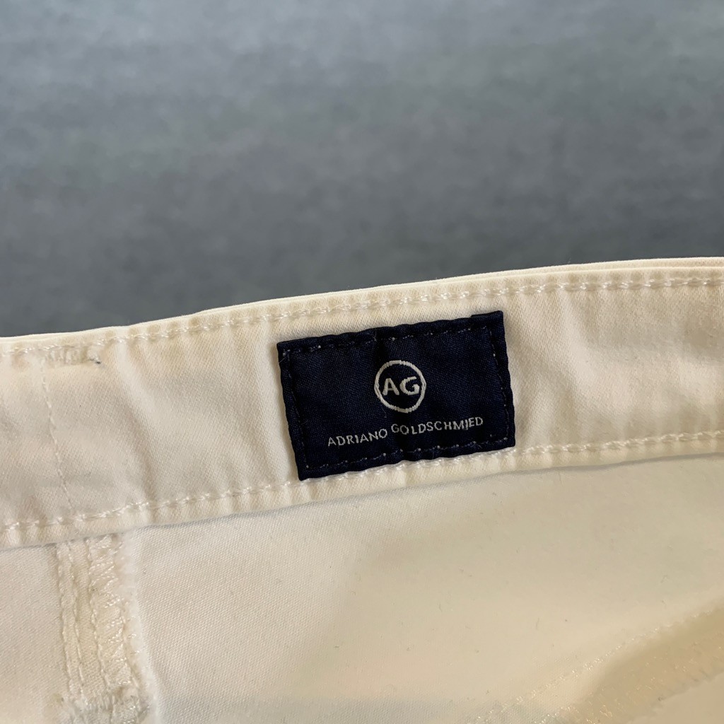 Adriano Goldschmied Jeans Women 25P Petite White Abbey Ankle Super Skinny Sateen thumbnail 6