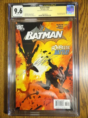 Batman #646 RARE Shane Davis Autographié Authentifié CGC 9.6 NM+ Signature SS DC - Photo 1/2