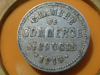 JETON DE NECESSITE BOUGIE 10 CENTIMES 1915 RARE !