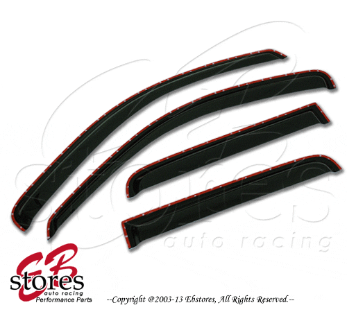 In-Channel 2.0mm Wind Visors Ford Explorer Sport Trac Model Only 2001-2005 4pcs - Picture 2 of 7