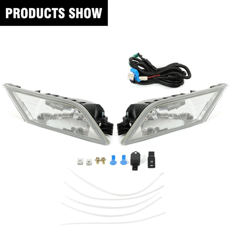 Luz antiniebla de lente clara para Honda Odyssey 2011-2013 Interruptor Bombillas Bisel Arnés de cables Foto 2 de 4