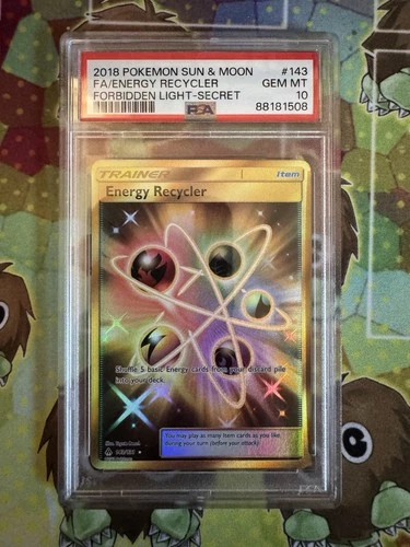 Energy Recycler 143/131 Forbidden Light Gold Secret Rare PSA 10 - POP 68