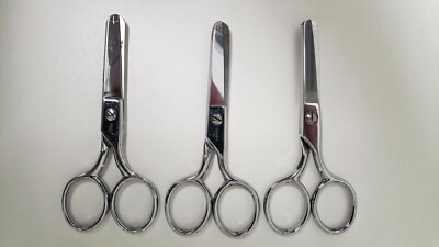 GINGHER 220030-1001 - Reconditioned Round Tip Multi-Purpose 4'' Pocket Scissors