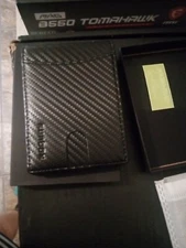 RUNBOX Minimalist Slim Wallet for Men with Money Clip RFID Blocking Front Pocket