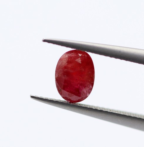 100% Natural Ruby Untreated Oval Cut 0.84 Ct Red Color Burma Mined Gemstone - Picture 21 of 23
