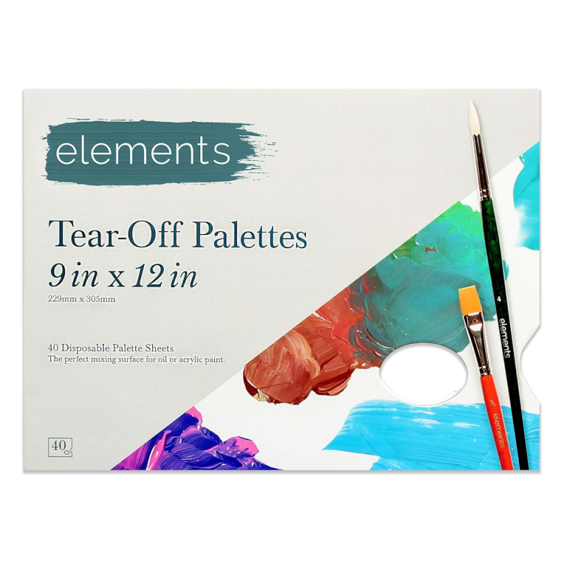 Elements Tear-Off Palette Pad (9 x 12"")