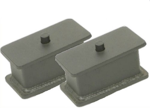 Rear Axle 4" Drop Blocks Fabricated Steel Pair Fits 1999-2014 Import Truck - Picture 20 of 24