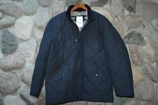 Barbour Winter Chelsea Quilted Jacket Coat Navy Blue New UK Sizing XX-Large XXL