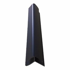 Black 5mm External Corner Trim 2.6m For Wall Panels Bathroom PVC Cladding