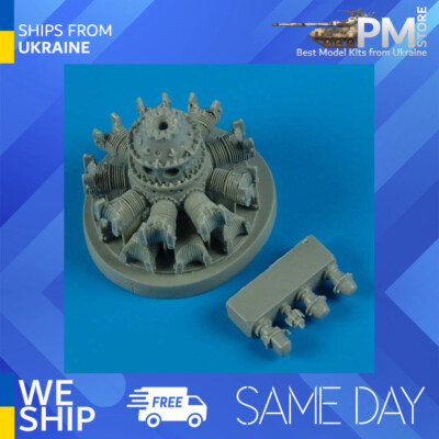 Quickboost 48421 1/48 F8F Bearcat engine for Hobby boss Accessories for aircraft
