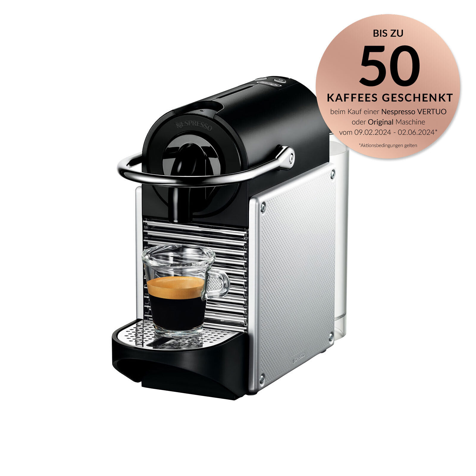 De Longhi EN 124.S Kapselmaschine Kaffee Nespresso Maschine Kaffeemaschine 