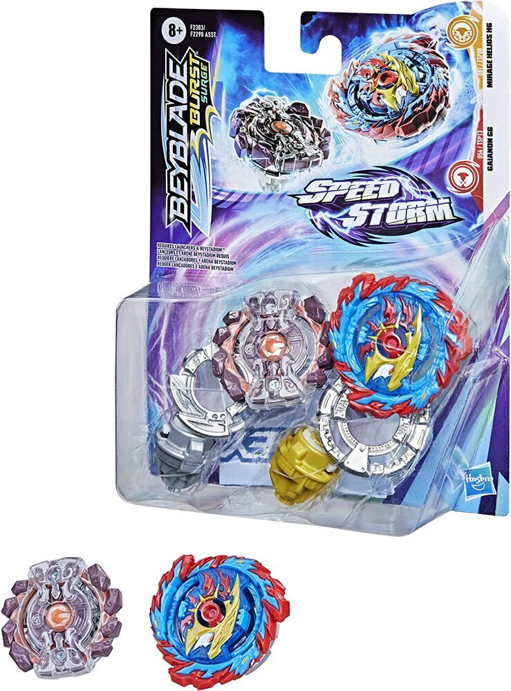 BEYBLADE Burst Surge Speedstorm Mirage Helios H6 Gaianon G6 F2303