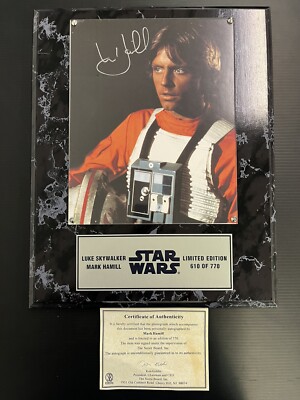 その他 Mark Hamill Auto starwars STAR WARS SIGNED PHOTO MARK HAMILL AUTOGRAPH 1996 LUCASFILM