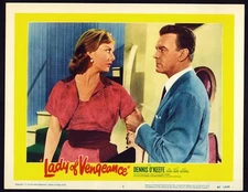 LADY VENGEANCE Orig Movie Lobby Card Poster Ann Sears Film Noir Dennis O'Keefe