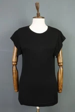 Isabel Marant Etoile Black 100% Cotton Light Top Blouse Size M