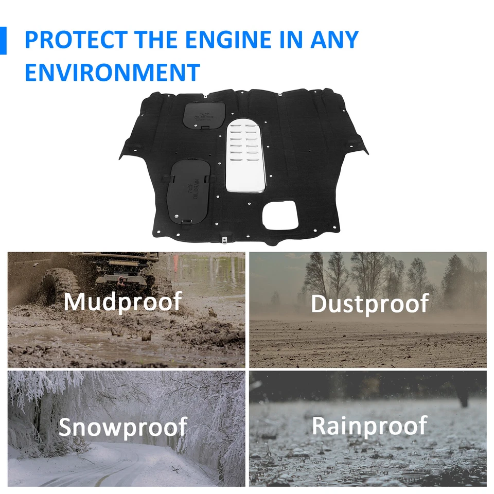 New For 2012-2016 Dodge Dart Engine Splash Shield Guard Replacement 68082724AH Foto 4 de 4