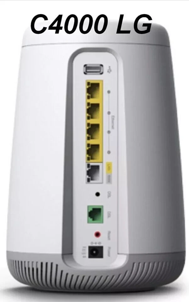 CenturyLink C4000LG Greenwave DSL Modem Router w/Power & Cables - Image 2 of 4