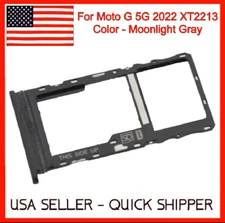 OEM Motorola Moto G 5G 2022 XT2213 SIM Card Tray Memory Slot Holder Phone Part