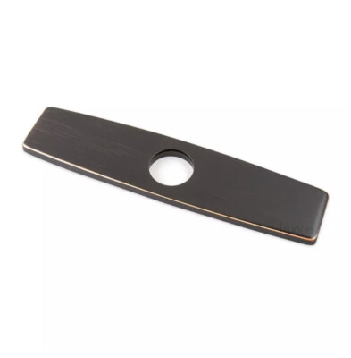 Luxier DKPL-10O-V Oil Rubbed Bronze 10'' Kitchen Sink Escutcheon Deck Plate