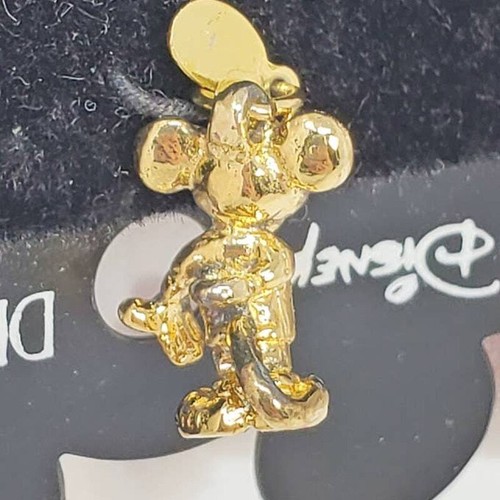 Disney Designs Mickey Gold-Toned Sterling Silver Pendant NIP - Picture 7 of 9