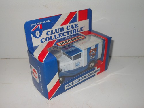 NORTH MELBOURNE KANGAROOS 1995 AFL CLUB COLLECTIBLE CAR Matchbox Diecast 1:64 - Picture 4 of 4