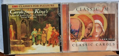 King's College, Cambridge, 2 CDs of Christmas Carols, 1969 & 1996