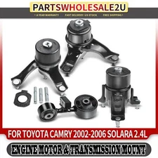 4x Engine Motor & Transmission Mount for Toyota Camry 2002-2006 L4 2.4L Auto.