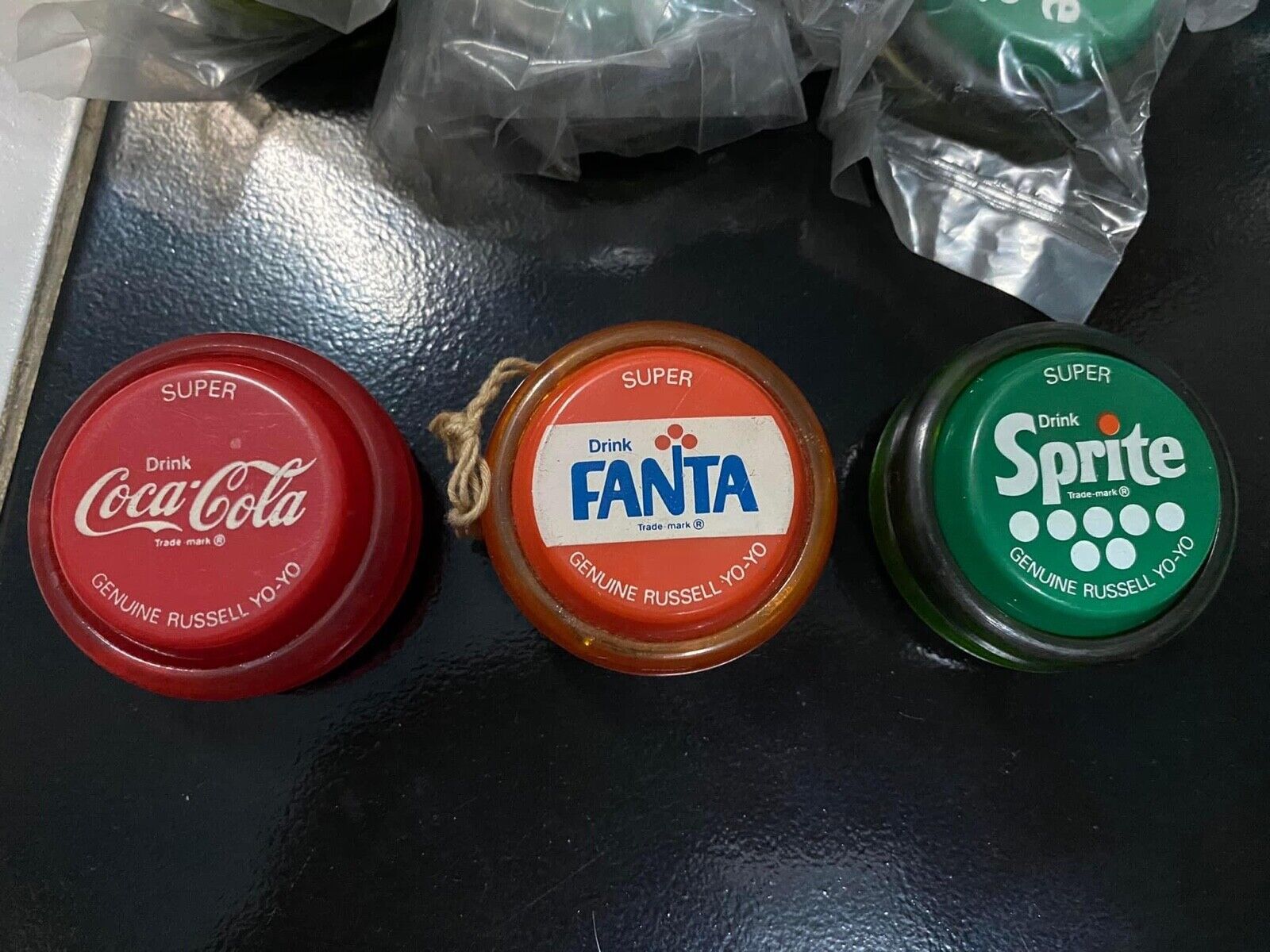 Very Rare super yoyo russell sprite fanta cola x3 nos | eBay