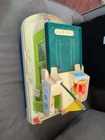 Vintage (1970s) Fisher Price Little People Ferry Boat Happy House Boat Rolls